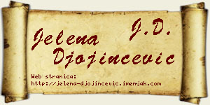 Jelena Đojinčević vizit kartica